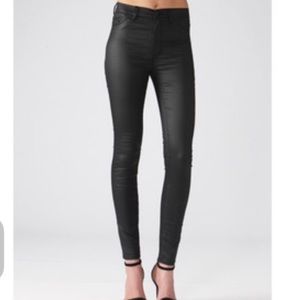 All Saints Stilt HighRise Skinny Coated Jeans